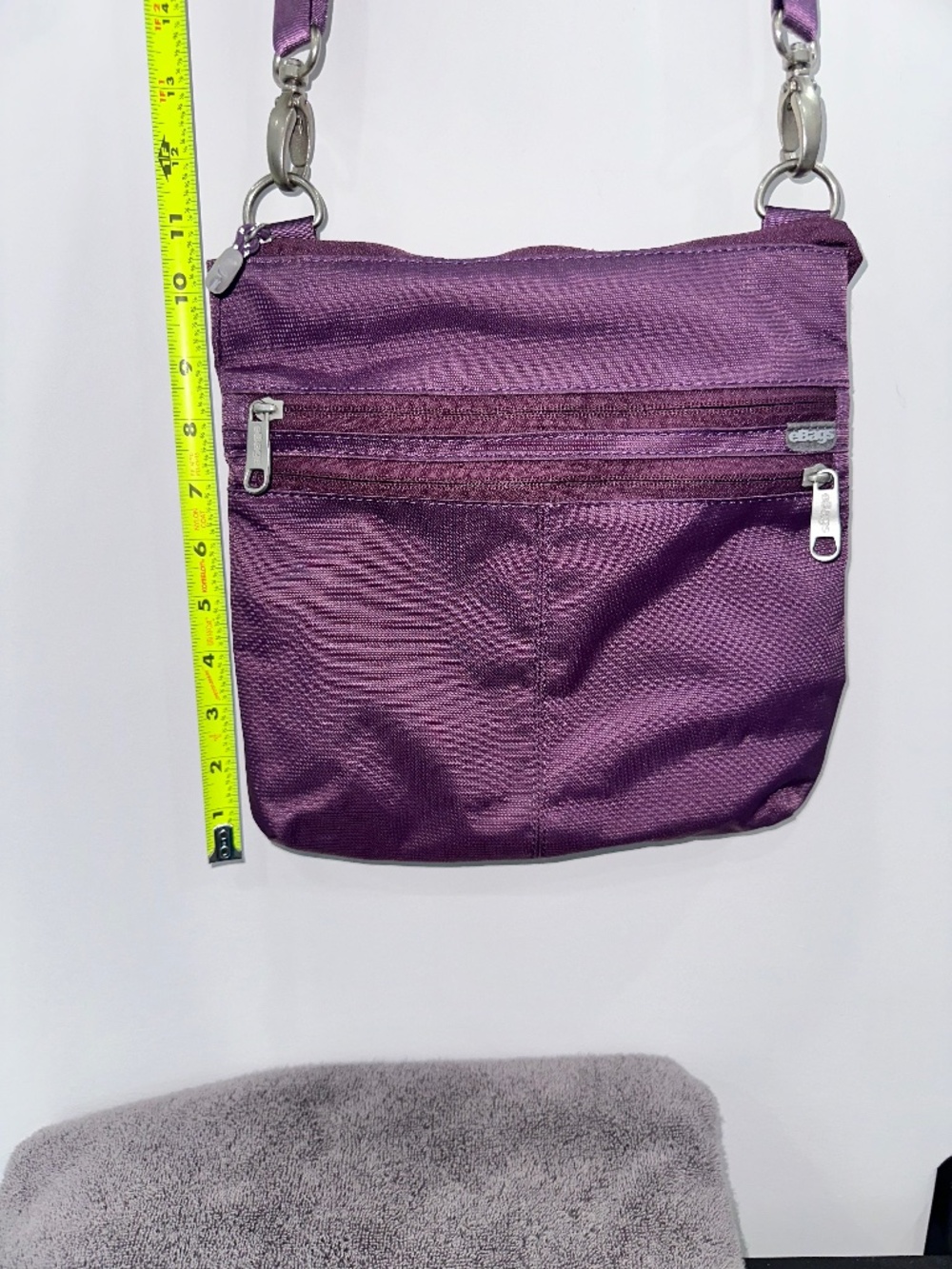 eBags Crossbody/Shoulder Bag in Eggplant Purple